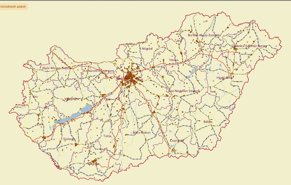 térkép hu Sokkoló Magyarország bűnügyi térképe | 24.hu térkép hu
