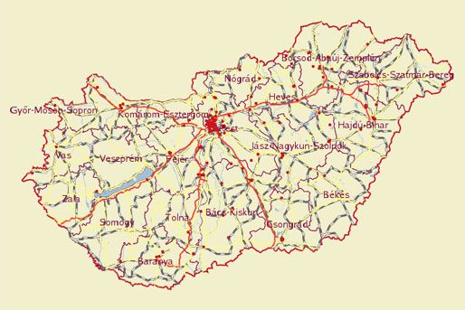 magyarország térkép nyíregyháza Sokkoló Magyarország bűnügyi térképe | 24.hu magyarország térkép nyíregyháza
