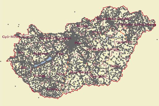 térkép 24 magyarország Sokkoló Magyarország bűnügyi térképe | 24.hu térkép 24 magyarország