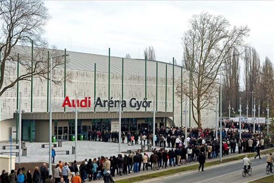 Audi Aréna Győr épület