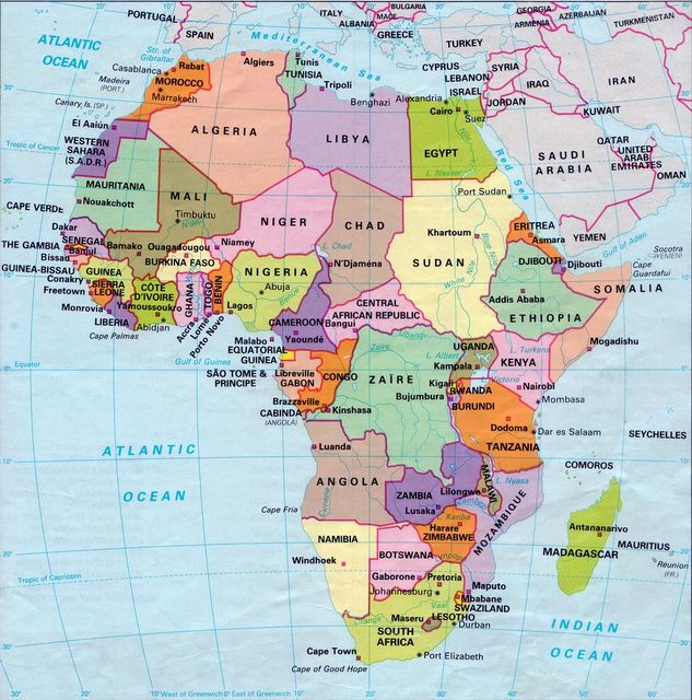 térkép afrika országai Afrika kilábalóban a válságból | 24.hu térkép afrika országai