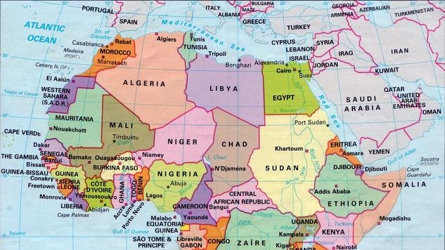 térkép afrika Déli nyitás: gazdasági együttműködést tervezünk Afrikában  térkép afrika