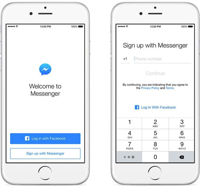 Messenger fiók létrehozása facebook nélkül