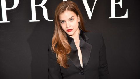 PARIS, FRANCE - JULY 04:  Barbara Palvin attends the Giorgio Armani Prive Haute Couture Fall/Winter 2017-2018 show as part of Haute Couture Paris Fashion Week on July 4, 2017 in Paris, France.  (Photo by Stephane Cardinale - Corbis/Corbis via Getty Images)