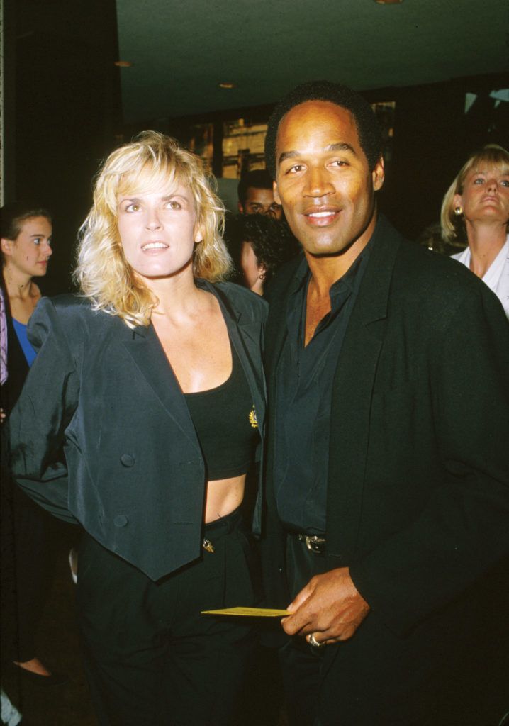 O.J. Simpson & Nicole Simpson during O.J. Simpson File Photos at Los Angeles in Los Angeles, California, United States. (Photo by SGranitz/WireImage)