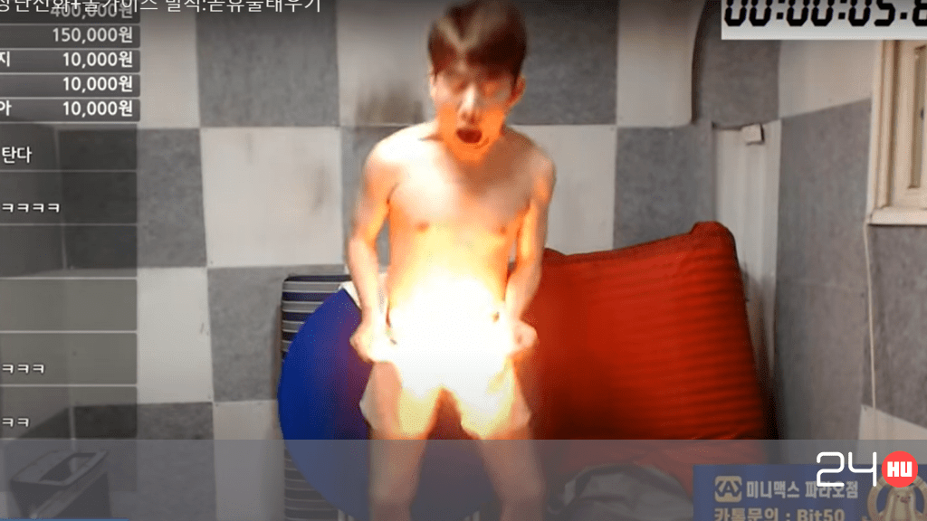 Élő adásban gyújtotta fel péniszét egy dél-koreai YouTuber | hu