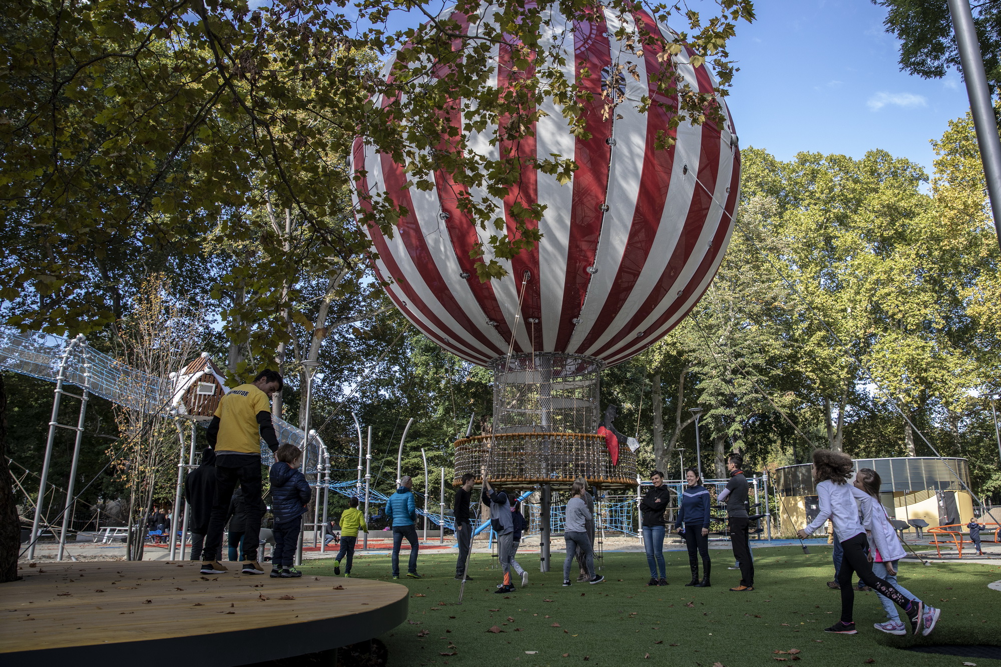 A 2019. október 26-án átadott Városligeti Nagyjátszótér ballonja