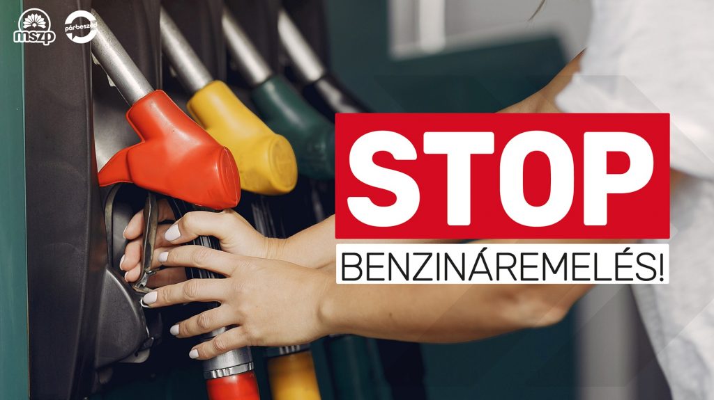 Stop Orbán! Stop benzinár! ? itt az MSZP-javaslat