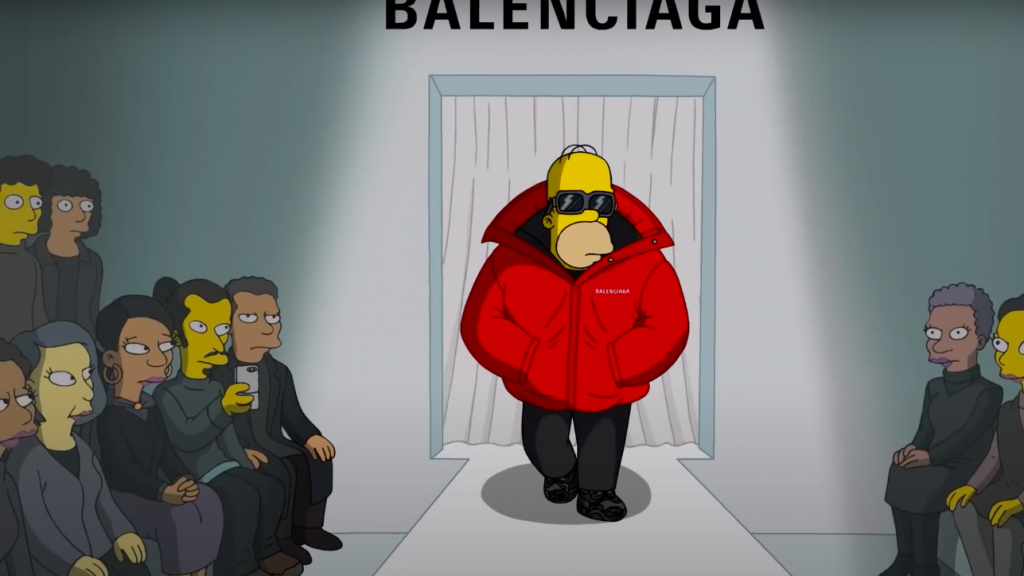 A Balenciaga a Simpson családdal mutatta be új kollekcióját